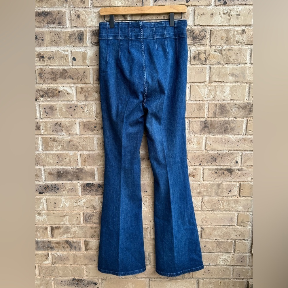 We The Free Jayde Flare Jeans Sz 31 Night Sky - Picture 6 of 16